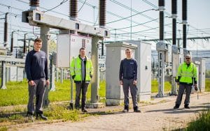 Spannende Arbeitsplätze, die nicht jeder sieht – hier am Umspannwerk.